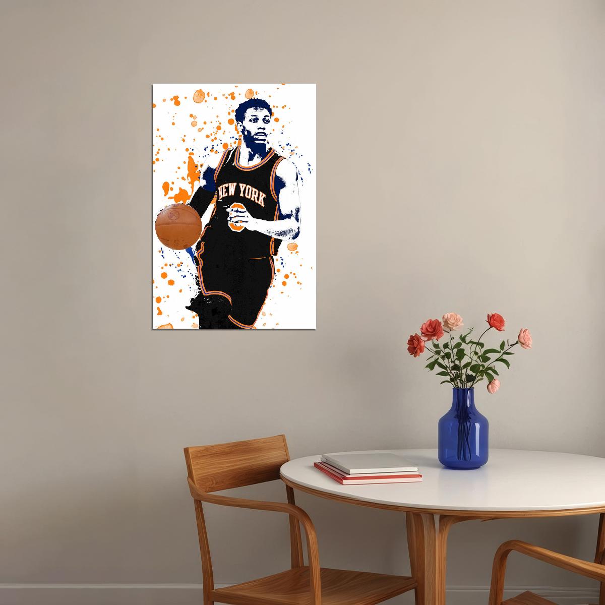 Rj Barrett Canadian Basketball New York Knicks Team Poster Wall Art Print Home Wall Decor