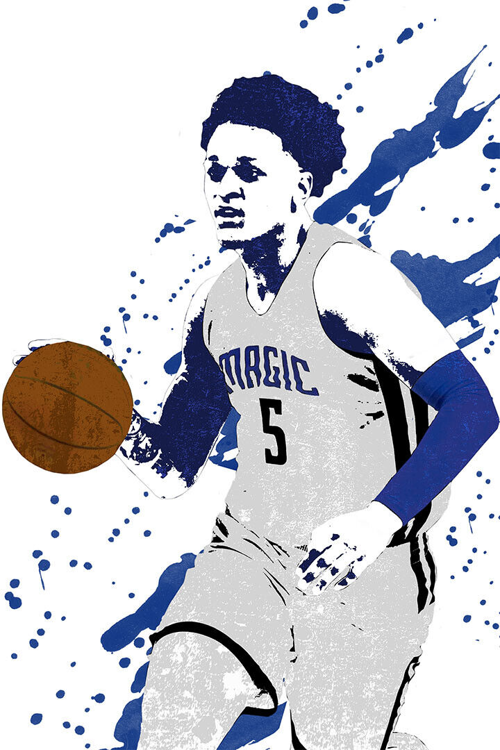 Paolo Banchero Italian Basketball Orlando Magic Poster Wall Art Print Home Wall Decor