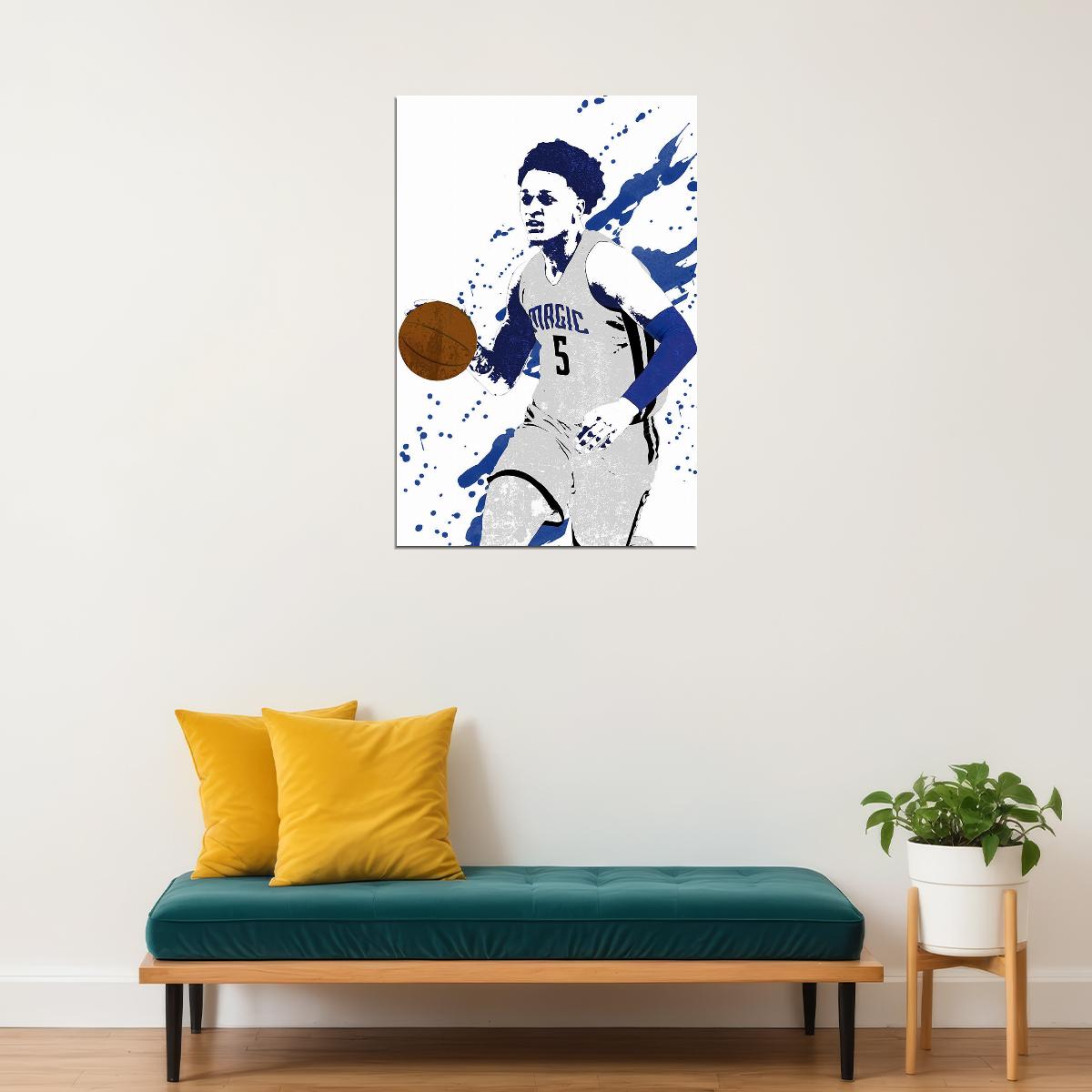 Paolo Banchero Italian Basketball Orlando Magic Poster Wall Art Print Home Wall Decor