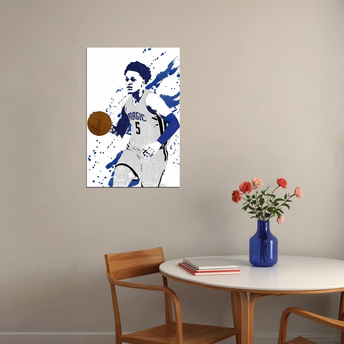 Paolo Banchero Italian Basketball Orlando Magic Poster Wall Art Print Home Wall Decor