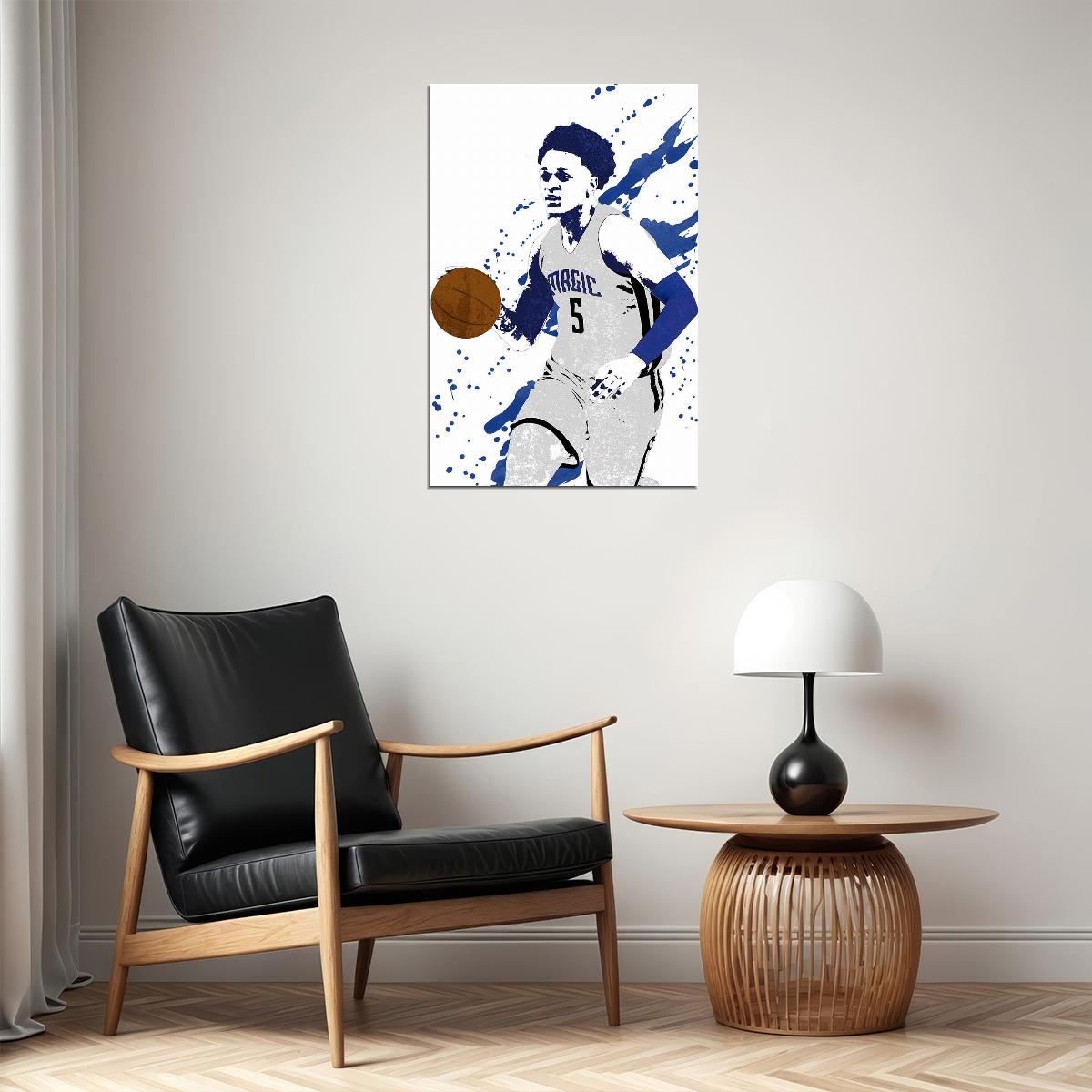 Paolo Banchero Italian Basketball Orlando Magic Poster Wall Art Print Home Wall Decor