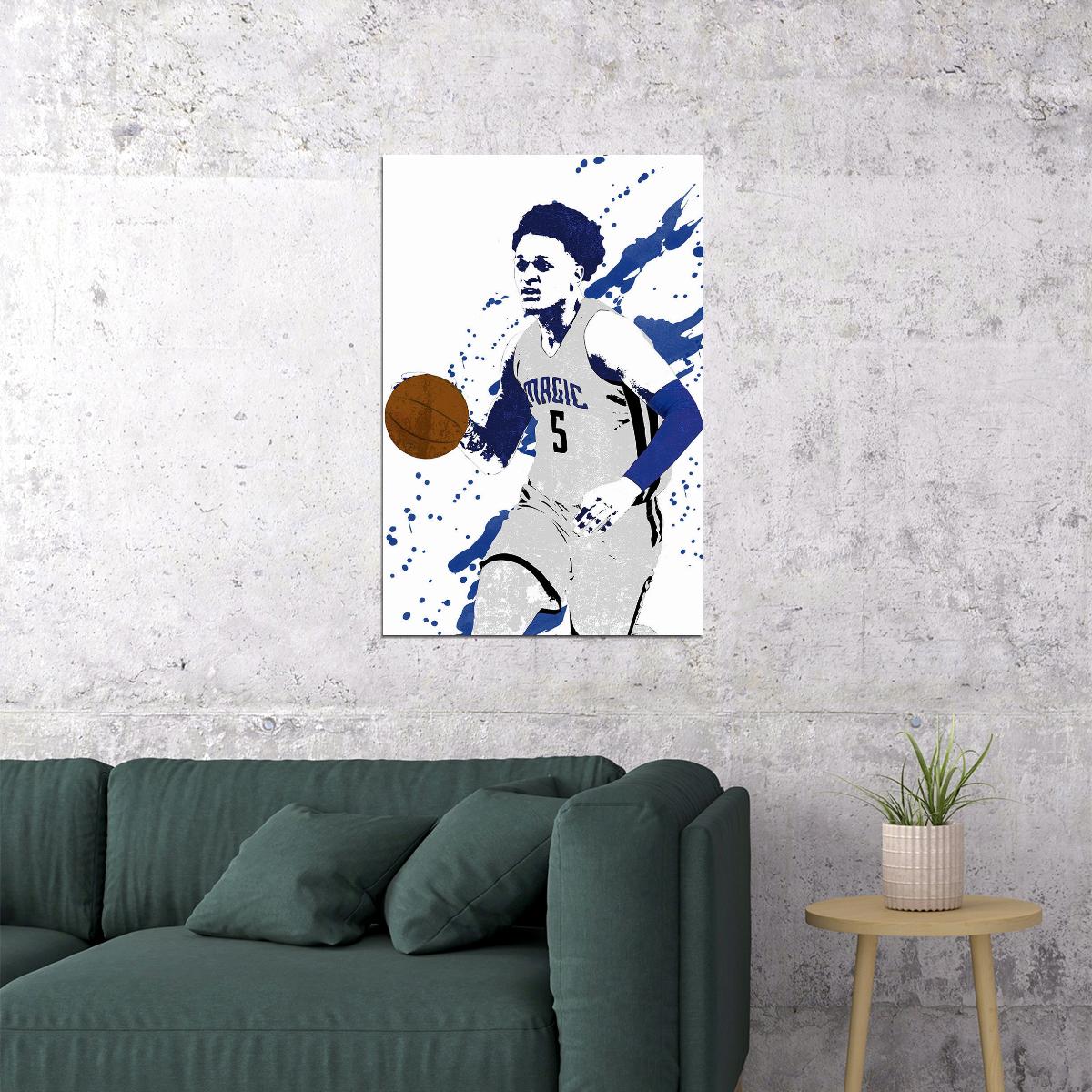 Paolo Banchero Italian Basketball Orlando Magic Poster Wall Art Print Home Wall Decor
