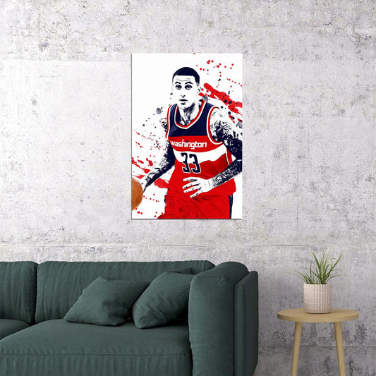 Kyle Kuzma Basketball Washington Wizards Basketball Team Poster Wall Art Print Home Wall Decor - xonomax