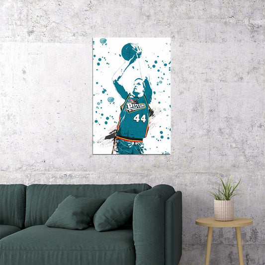 Bojan Bogdanovic Detroit Pistons Basketball Team Player Poster Wall Art Print Home Wall Decor - xonomax