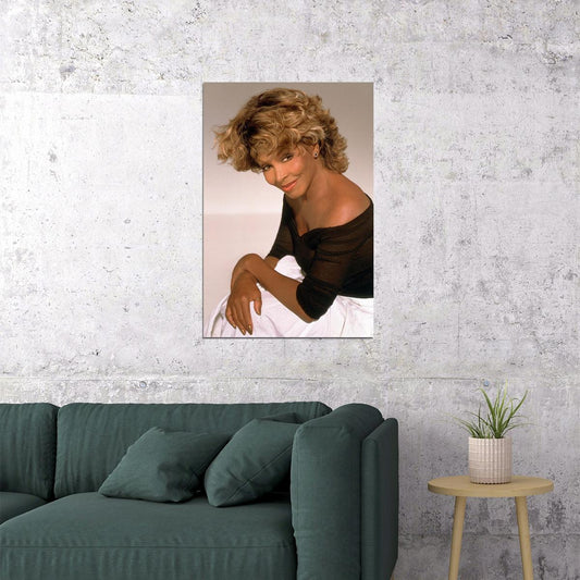 Tina Turner Attractive American Singer Musician And Writer Poster Wall Art Print Home Wall Decor - xonomax