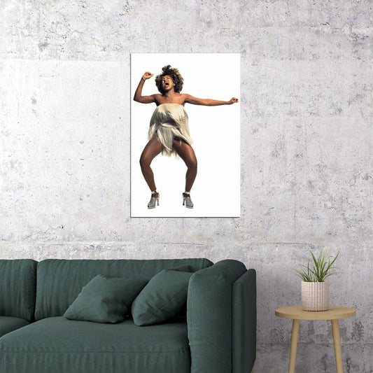 Tina Turner Crazy American Musician Singer Writer Poster Wall Art Print Home Wall Decor - xonomax