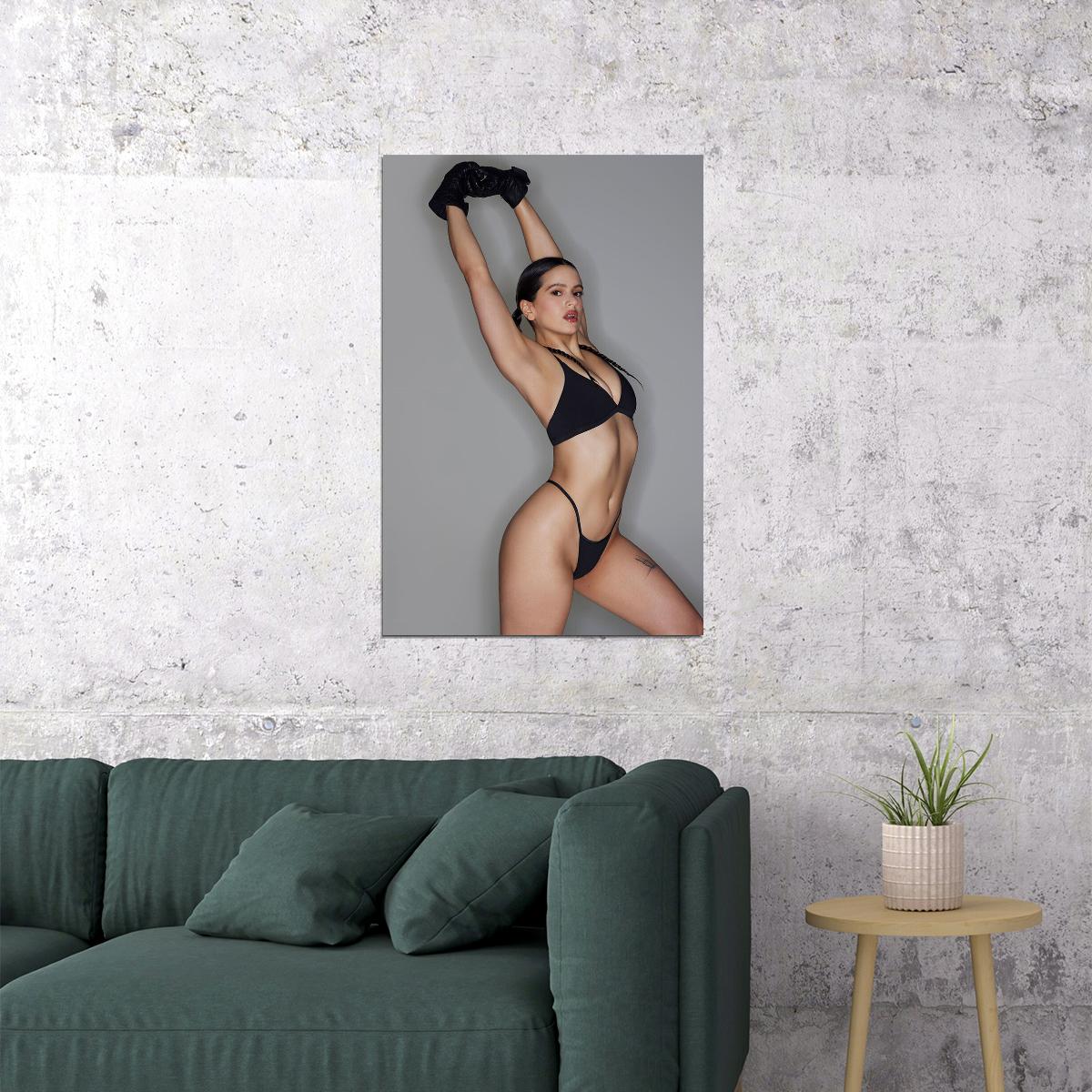 Rosalia Spanish Female Singer Songwriter Poster Wall Art Print Home Wall Decor
