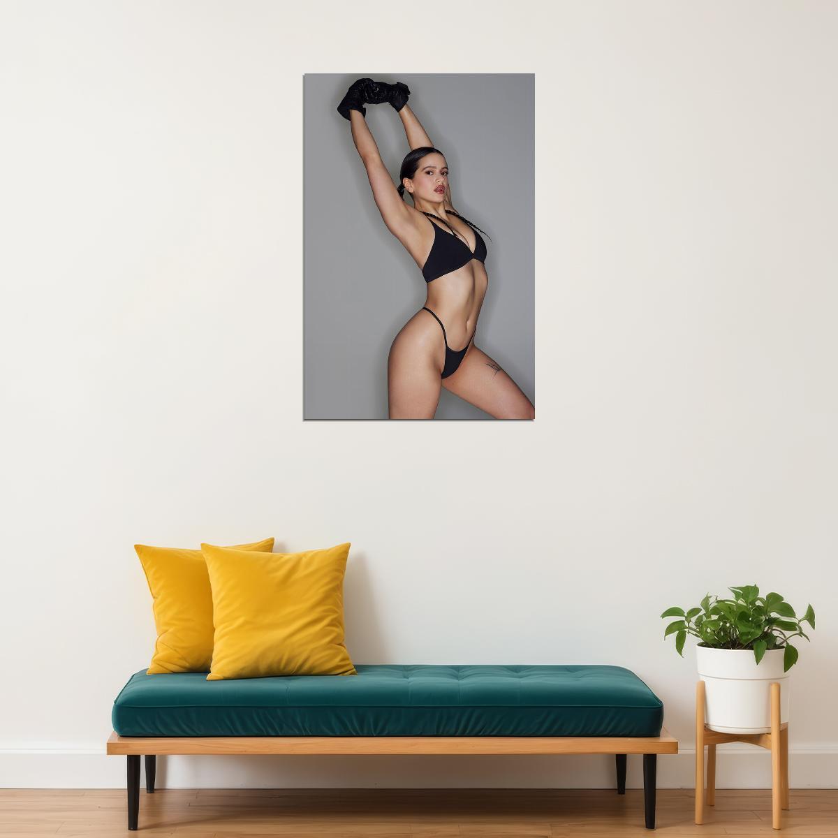 Rosalia Spanish Female Singer Songwriter Poster Wall Art Print Home Wall Decor