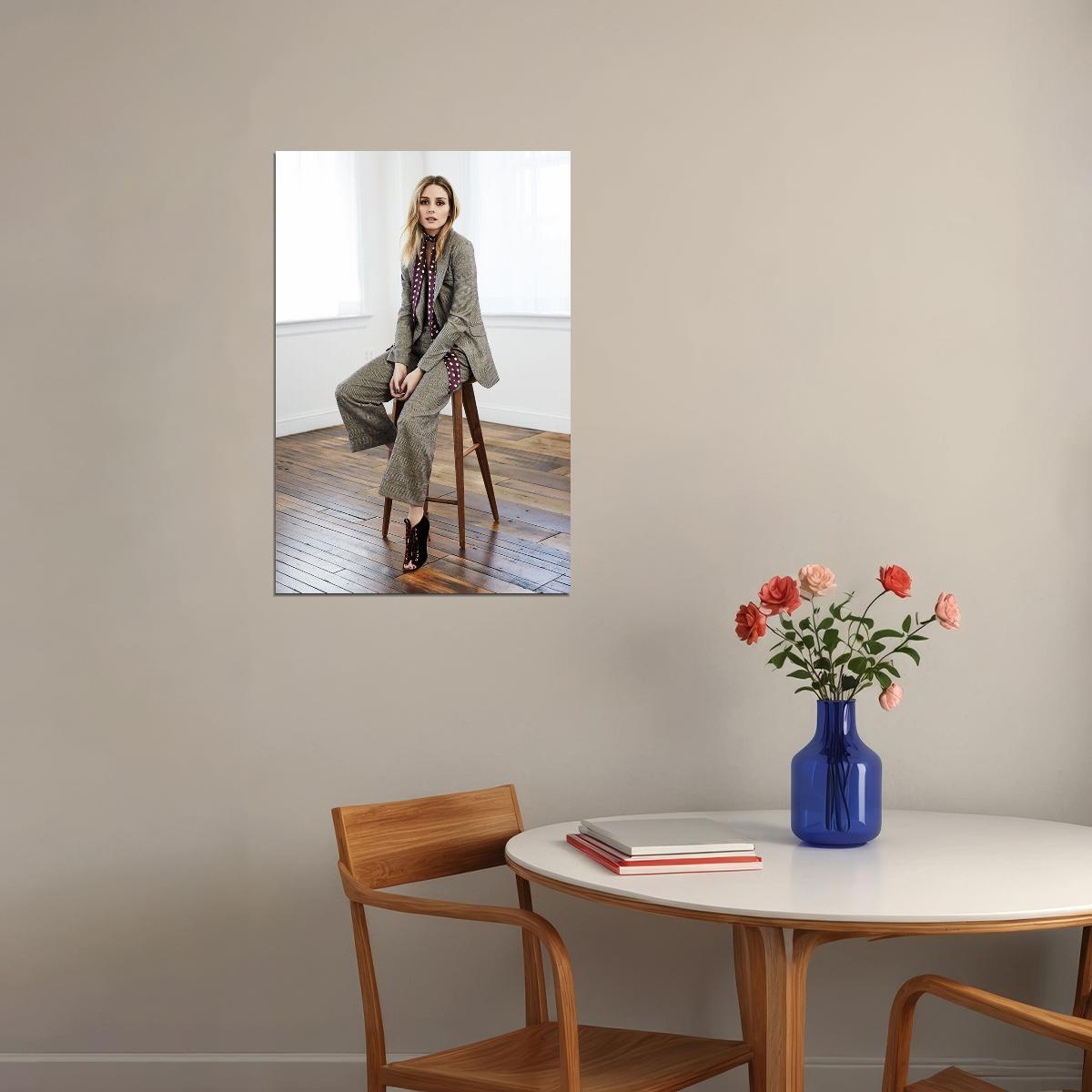 Olivia Palermo American Fashion Influencer And Model Poster Wall Art Print Home Wall Decor