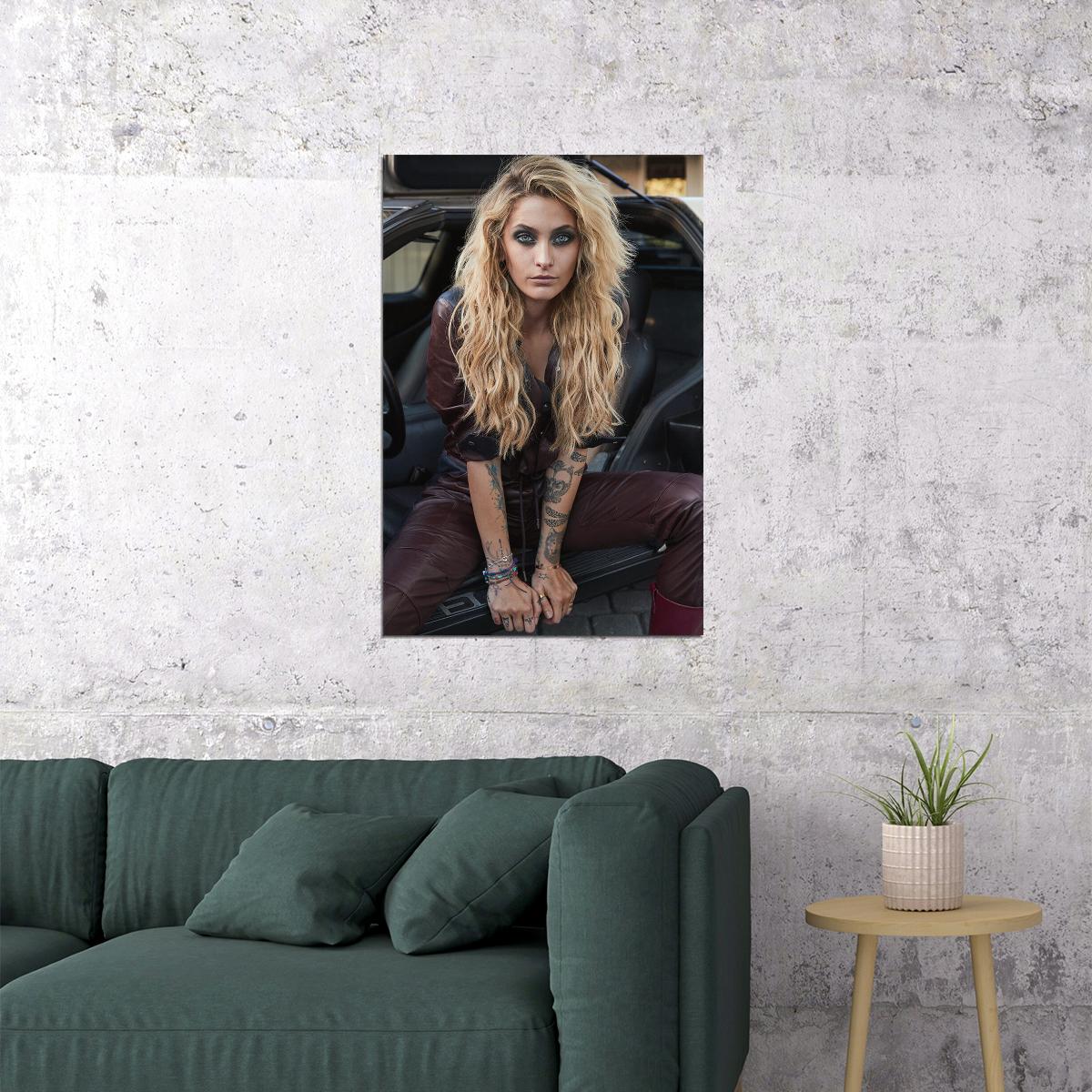 Paris Jackson Blonde Hair Model And Artist Poster Wall Art Print Home Wall Decor