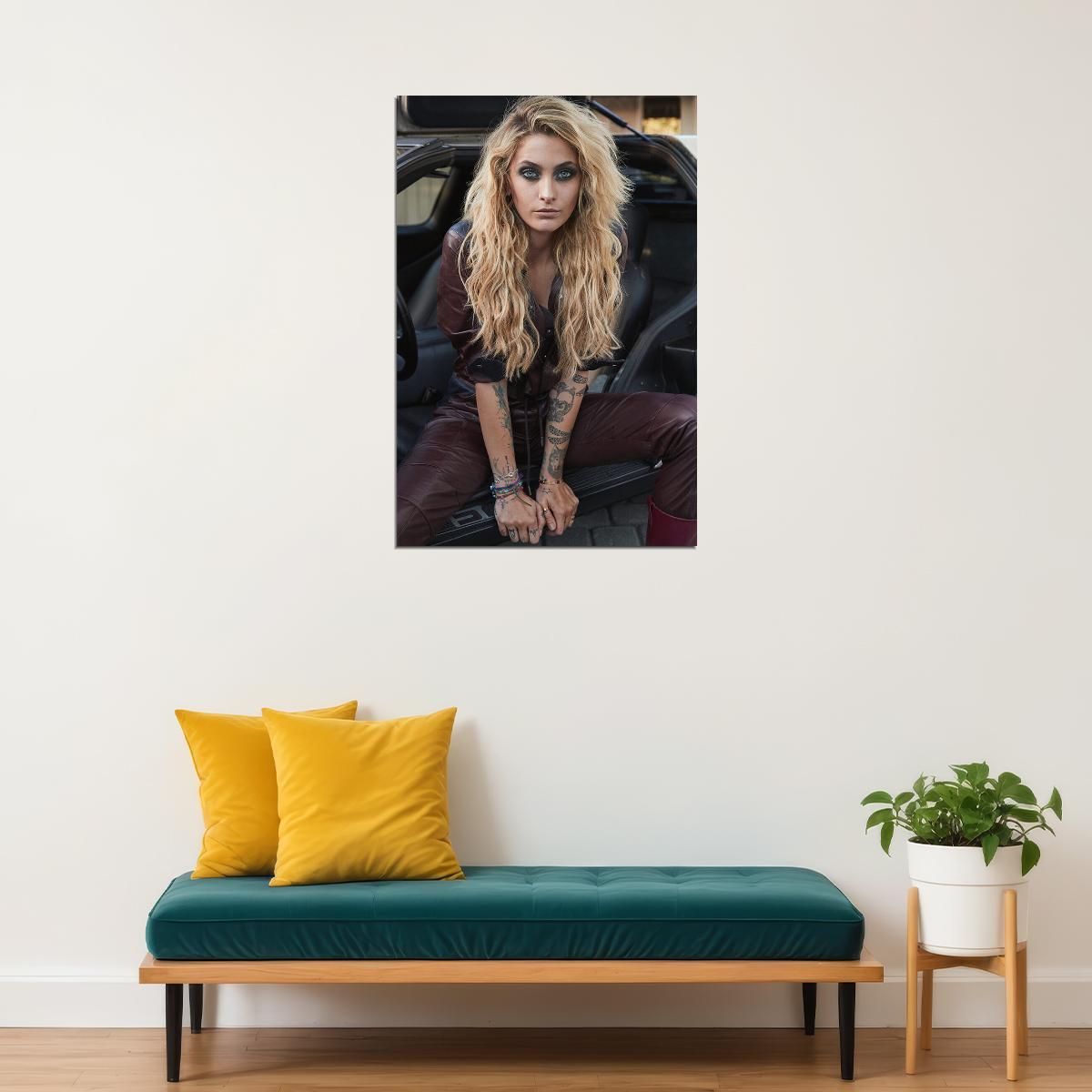Paris Jackson Blonde Hair Model And Artist Poster Wall Art Print Home Wall Decor