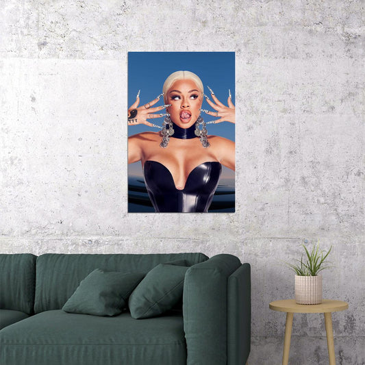 Latto American Female Rapper And Songwriter Poster Wall Art Print Home Wall Decor - xonomax