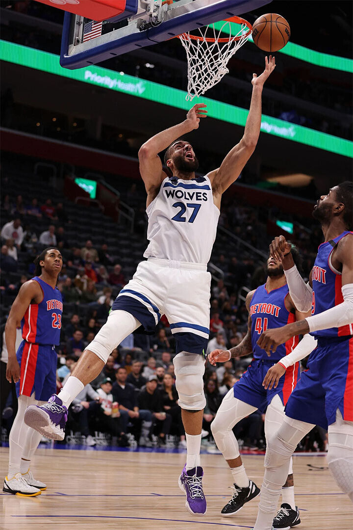 Rudy Gobert Basketball Minnesota Timberwolves Team Poster Wall Art Print Home Wall Decor