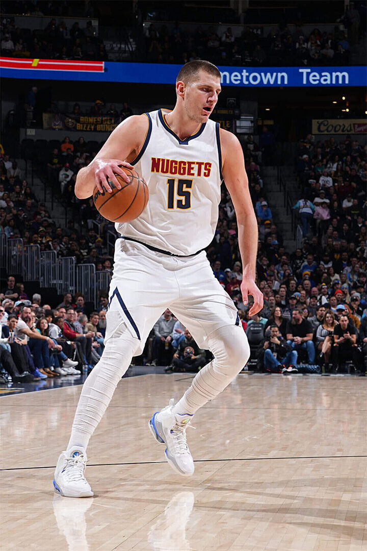 Denver Nuggets Basketball Match Nikola Jokic Basketball Poster Wall Art Print Home Wall Decor