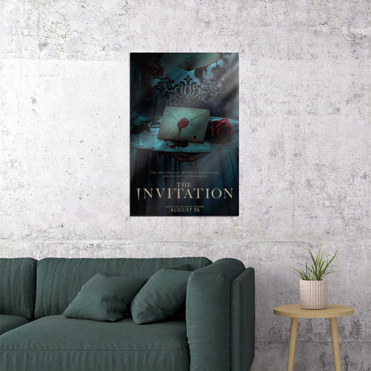 The Invitation American Horror Thriller Movie Thompson 2022 Poster Wall Art Print Home Wall Decor - xonomax