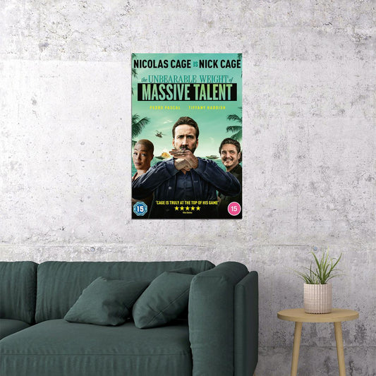 The Unbearable Weight Of Massive Talent Movie Poster Wall Art Print Home Wall Decor - xonomax