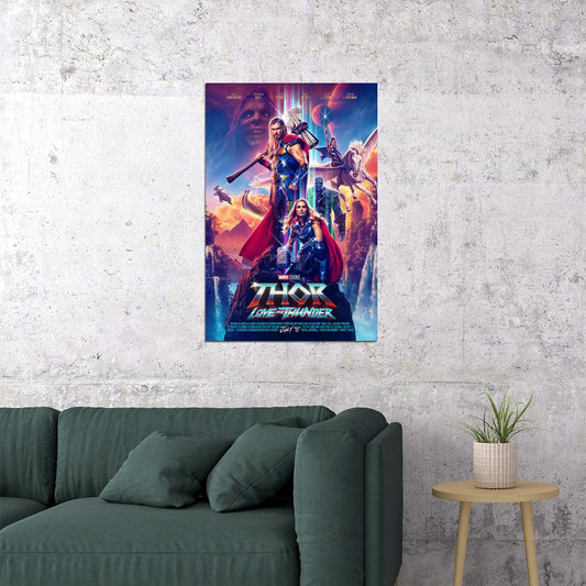 Thor: Love And Thunder Science Fiction Cinema Poster Wall Art Print Home Wall Decor - xonomax