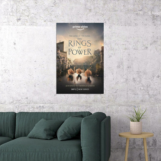 The Rings Of Power Science Fiction Tv Series Poster Wall Art Print Home Wall Decor - xonomax