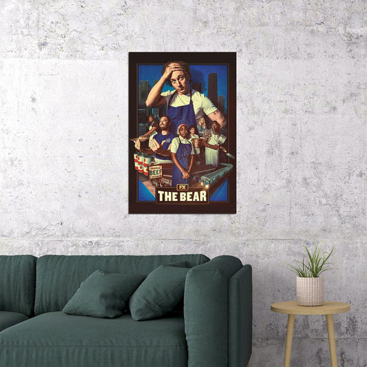 The Bear Comedy Tv Series Movie Actor Poster Wall Art Print Home Wall Decor - xonomax
