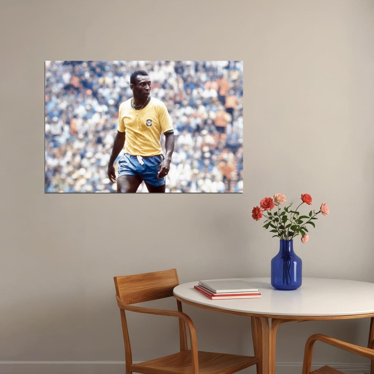 Pele Brazilian Football Player Memory Poster Wall Art Print Home Wall Decor