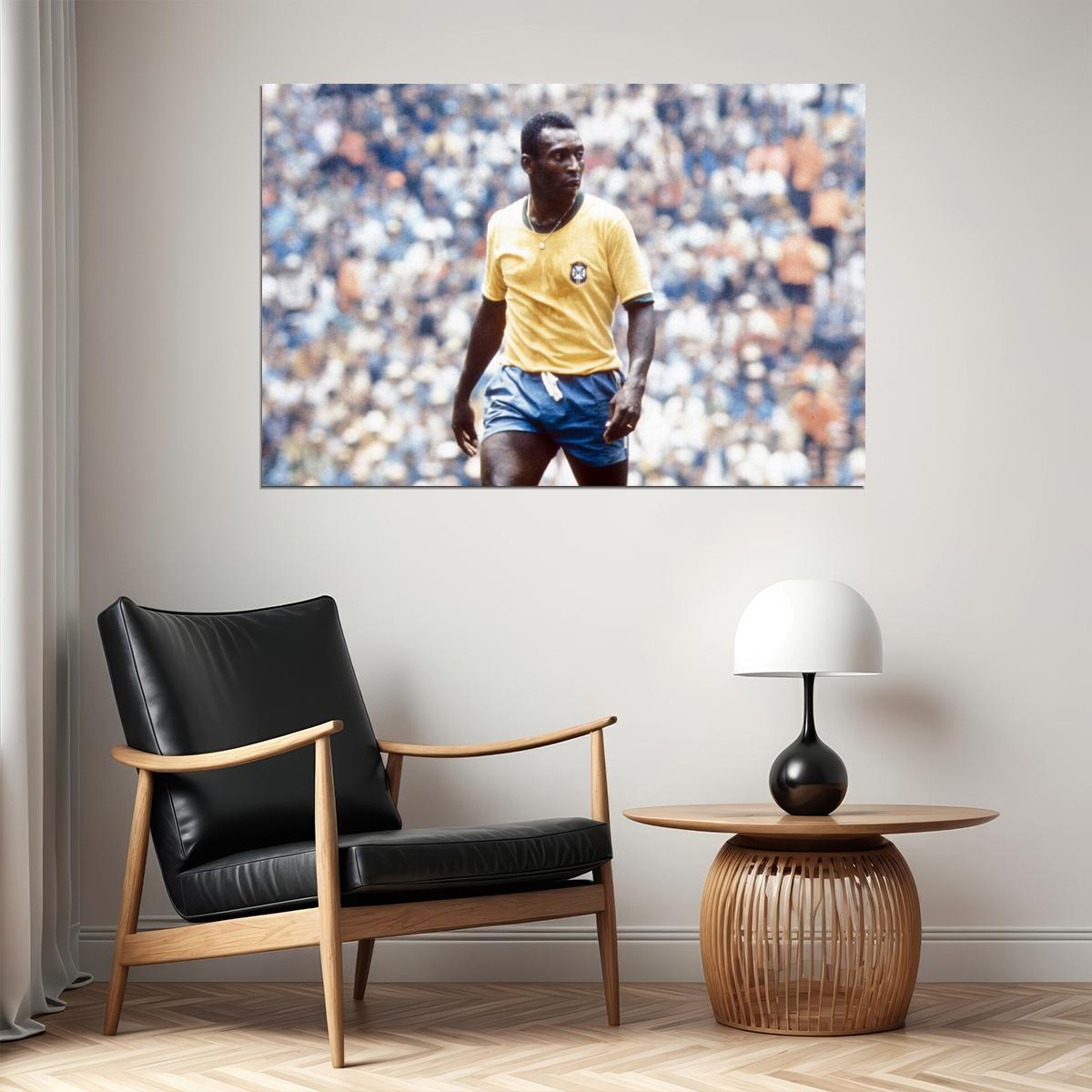 Pele Brazilian Football Player Memory Poster Wall Art Print Home Wall Decor