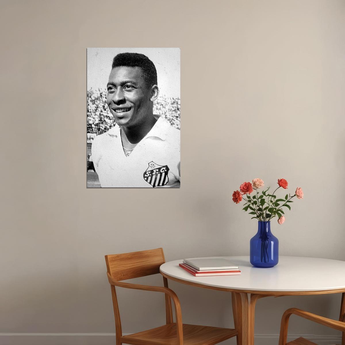 Pele Brazilian Football Player Goat Memory Poster Wall Art Print Home Wall Decor