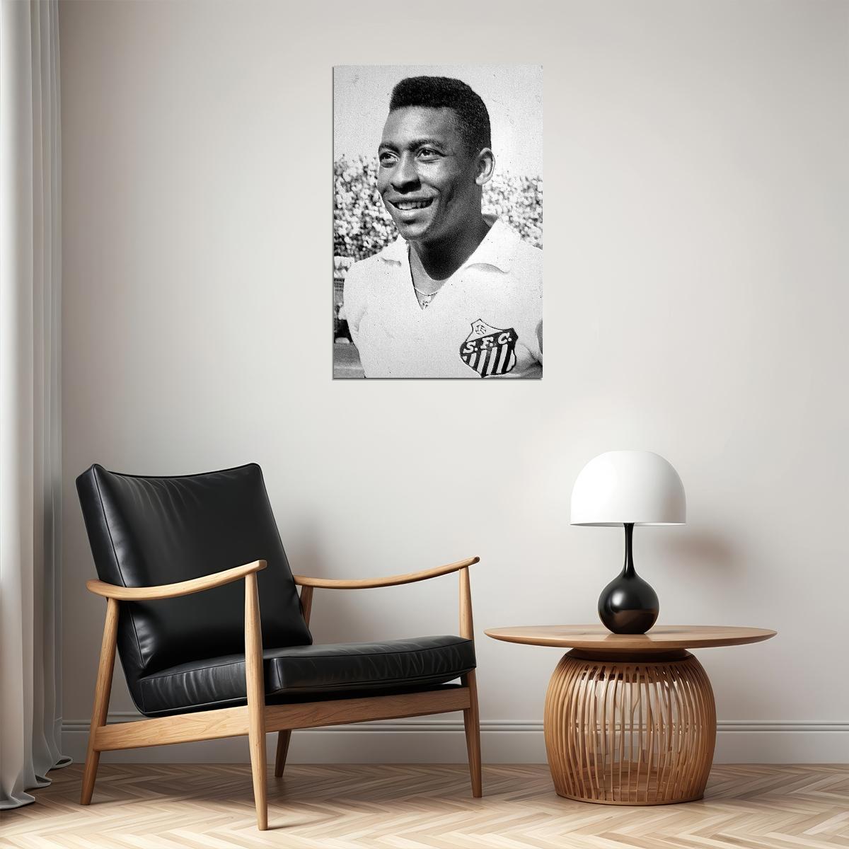 Pele Brazilian Football Player Goat Memory Poster Wall Art Print Home Wall Decor