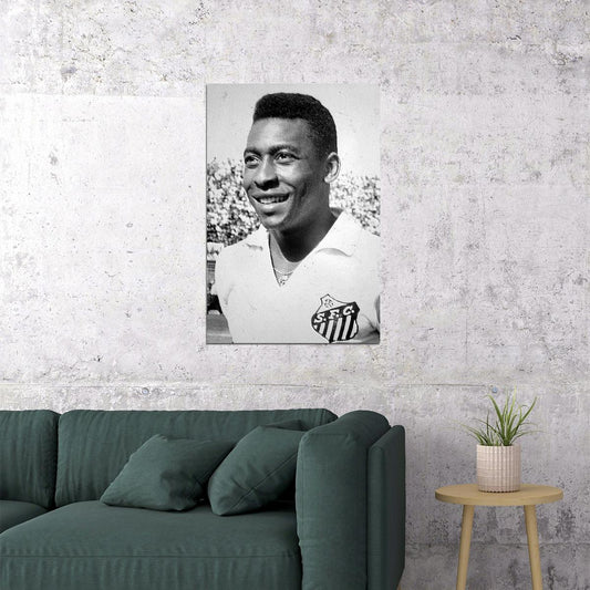 Pele Brazilian Football Player Goat Memory Poster Wall Art Print Home Wall Decor - xonomax