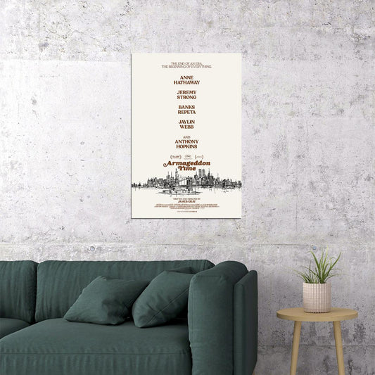 Armageddon Time Drama Cinema Movie Poster Wall Art Print Home Wall Decor - xonomax