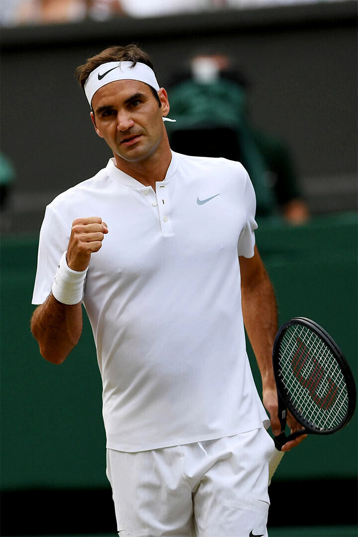 Roger Federer Racket In Hand Tennis Player Poster Wall Art Print Home Wall Decor