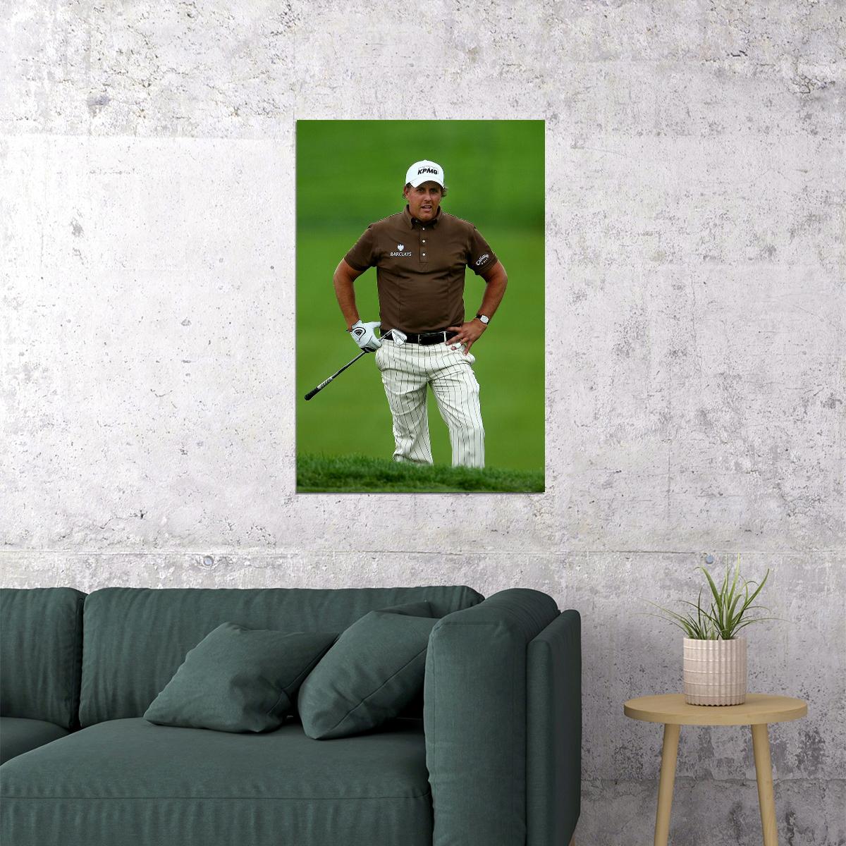Phil Mickelson British Open Golf 2013 Match Poster Wall Art Print Home Wall Decor - xonomax