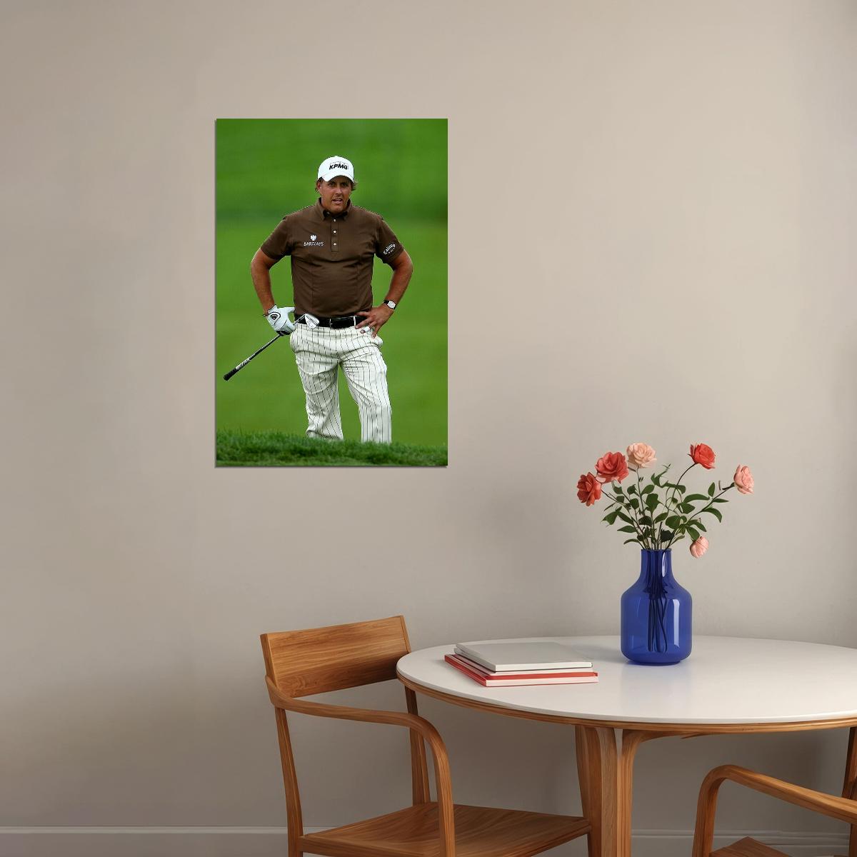Phil Mickelson British Open Golf 2013 Match Poster Wall Art Print Home Wall Decor - xonomax
