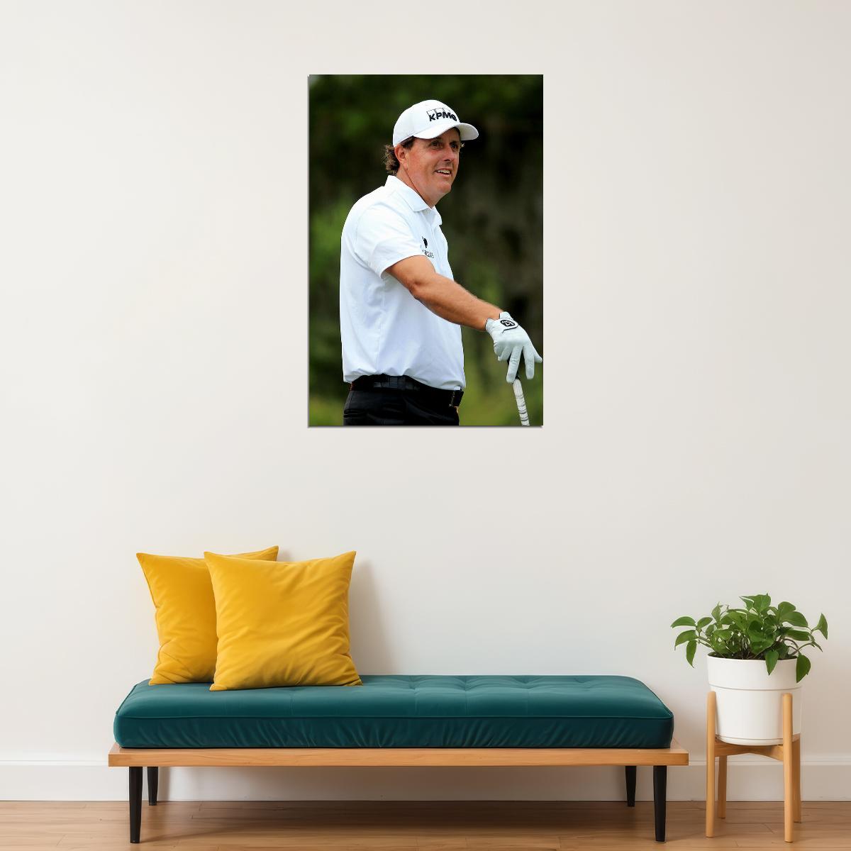 Phil Mickelson British Open Golf 2013 Sport Poster Wall Art Print Home Wall Decor