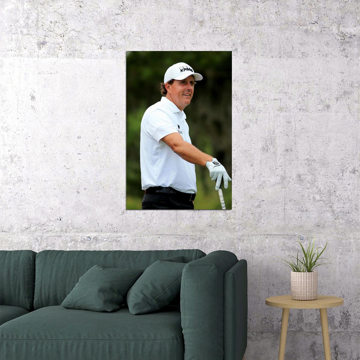 Phil Mickelson British Open Golf 2013 Sport Poster Wall Art Print Home Wall Decor