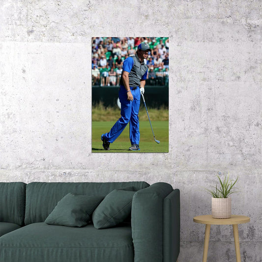 Golf 2014 British Open Match Sport Vintage Poster Wall Art Print Home Wall Decor - xonomax