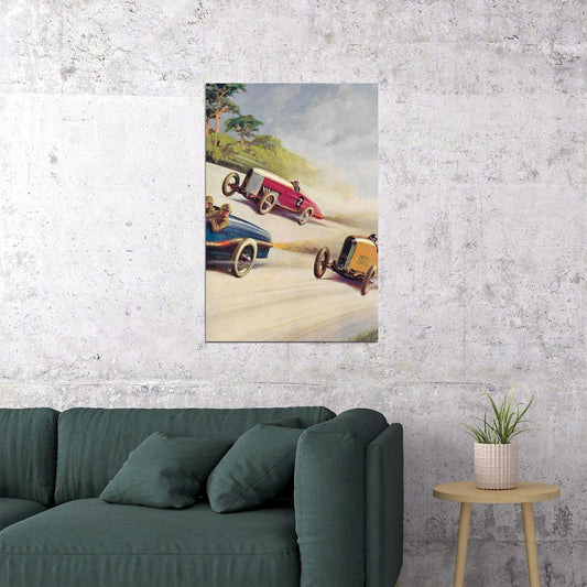 Vintage Racing Cars Sport Cars Race Car Model Picture Poster Wall Art Print Home Wall Decor - xonomax