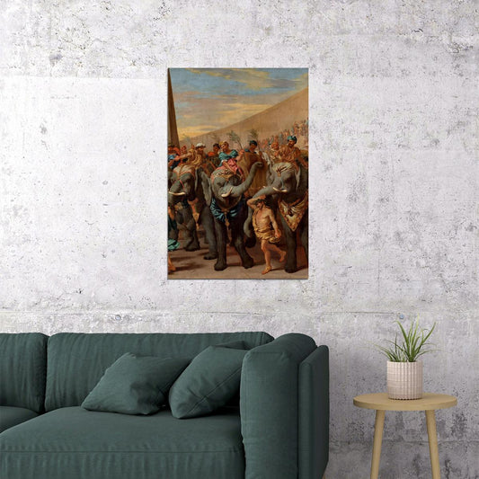 Circus Procession Elephants 1888 Vintage Poster Wall Art Print Home Wall Decor - xonomax