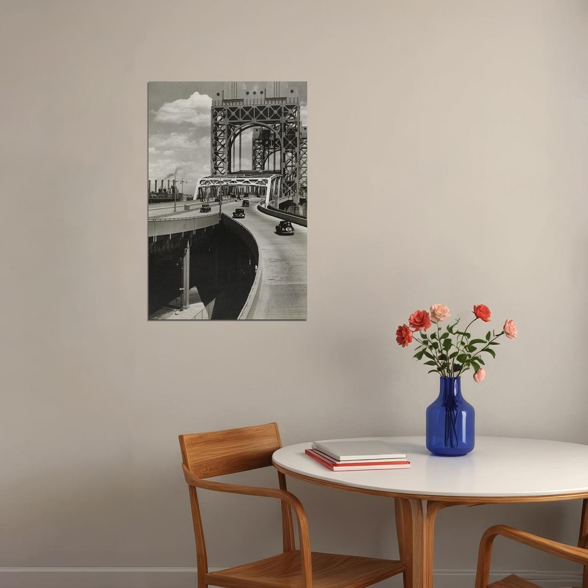 New York Cityscape Photo Landscape Poster Wall Art Print Home Wall Decor - xonomax