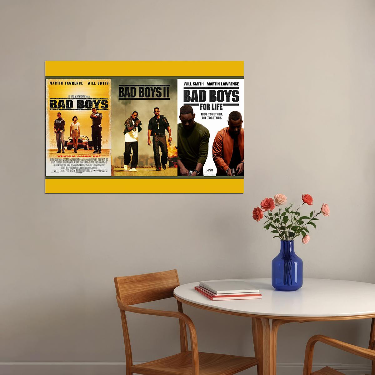 Bad Boys For Life Movie Action Comedy Poster Wall Art Print Home Wall Decor - xonomax