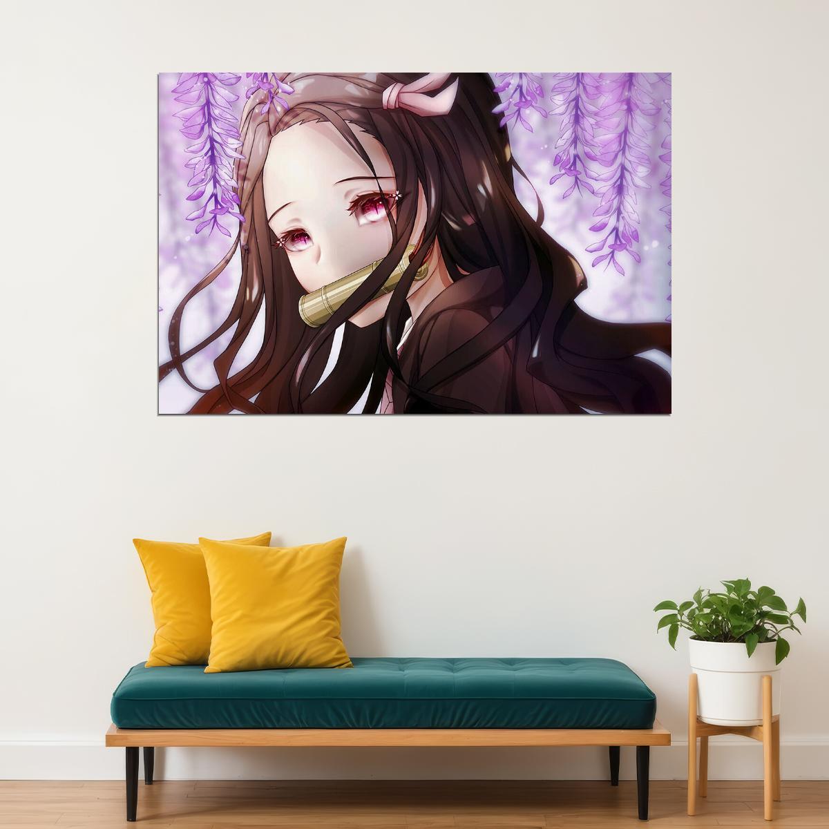 Nezuko Demon Slayer Animation Drama Action Poster Wall Art Print Home Wall Decor - xonomax