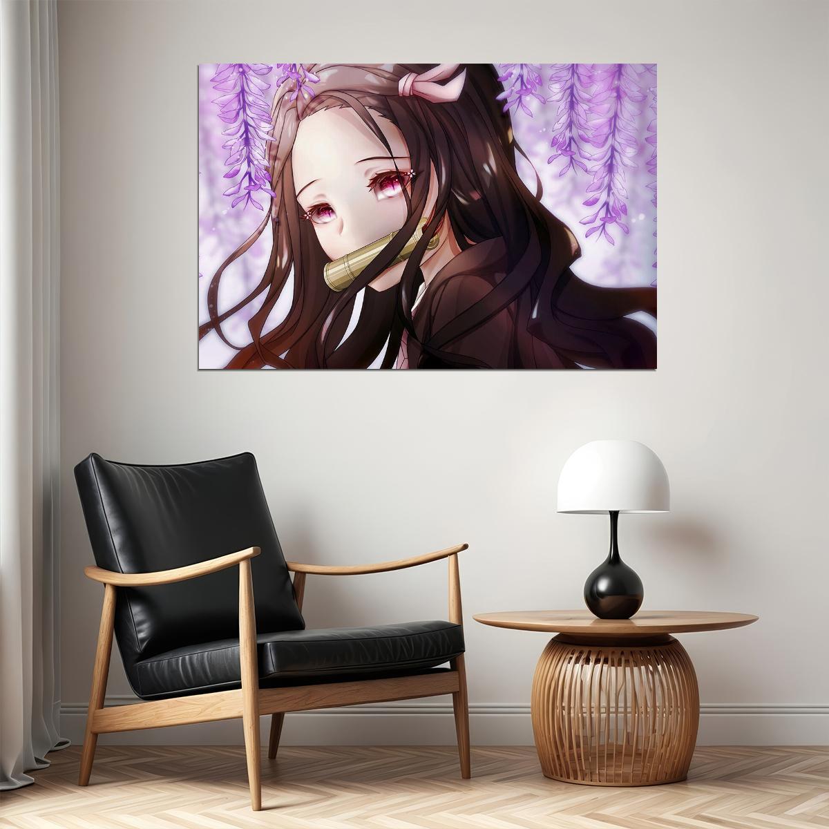 Nezuko Demon Slayer Animation Drama Action Poster Wall Art Print Home Wall Decor - xonomax
