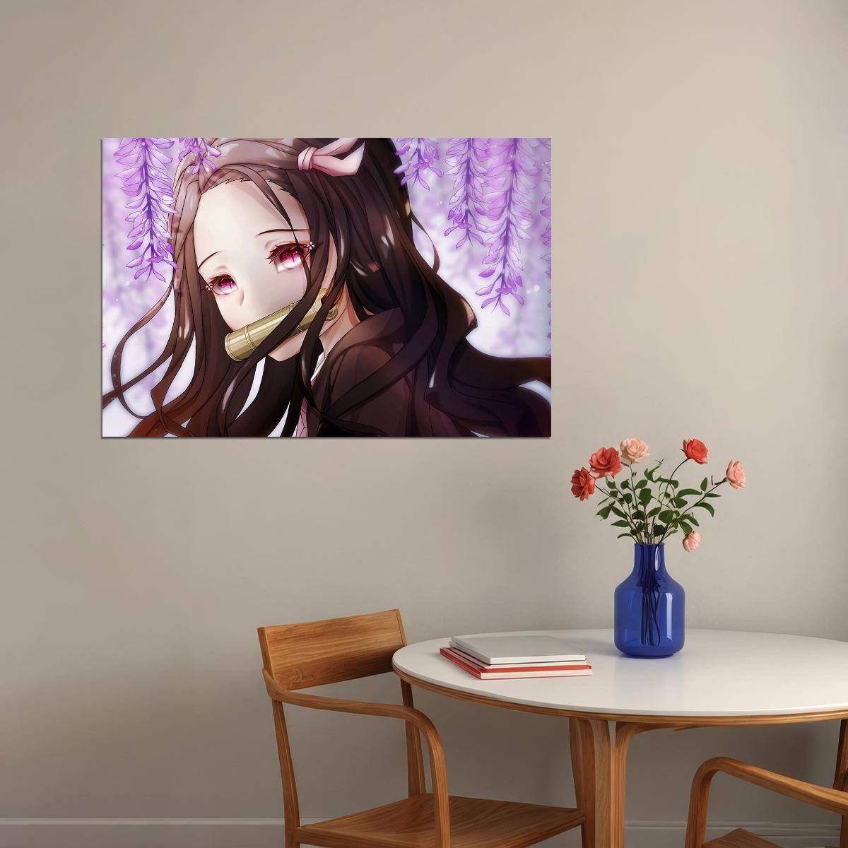 Nezuko Demon Slayer Animation Drama Action Poster Wall Art Print Home Wall Decor - xonomax