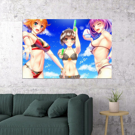 Xenoblade Anime Mythra Nia Pyra Poster Wall Art Print Home Wall Decor - xonomax