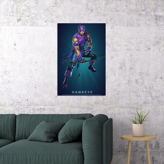 Hawkeye Movie Action Adventure Poster Wall Art Print Home Wall Decor - xonomax