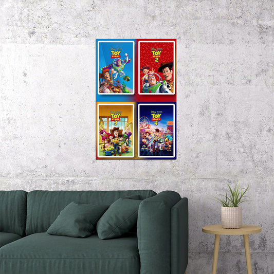 Toy Story Animation Adventure Comedy Poster Wall Art Print Home Wall Decor - xonomax