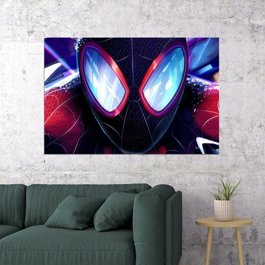 Spider Man Into The Spider Verse Animation Action Poster Wall Art Print Home Wall Decor - xonomax