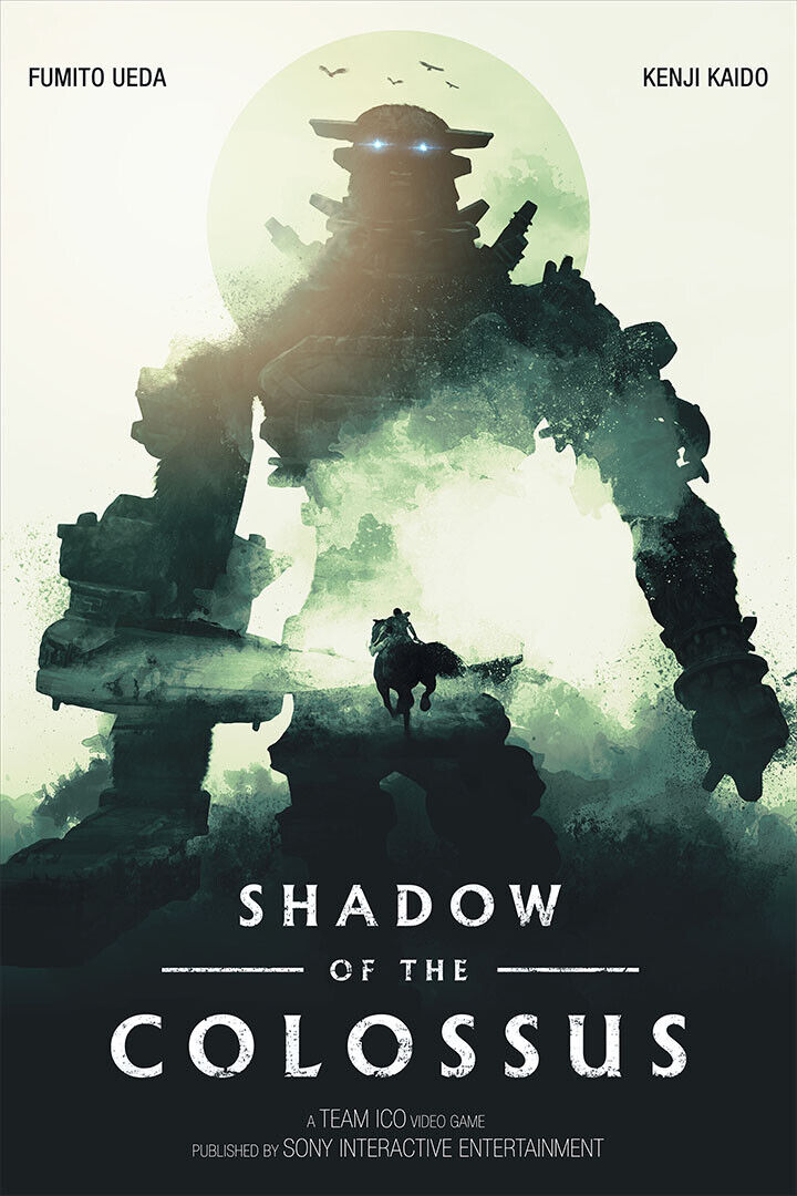 Shadow Of The Colossus Video Game Adventure Poster Wall Art Print Home Wall Decor - xonomax