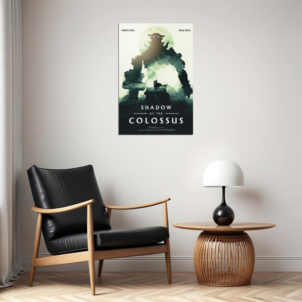 Shadow Of The Colossus Video Game Adventure Poster Wall Art Print Home Wall Decor - xonomax