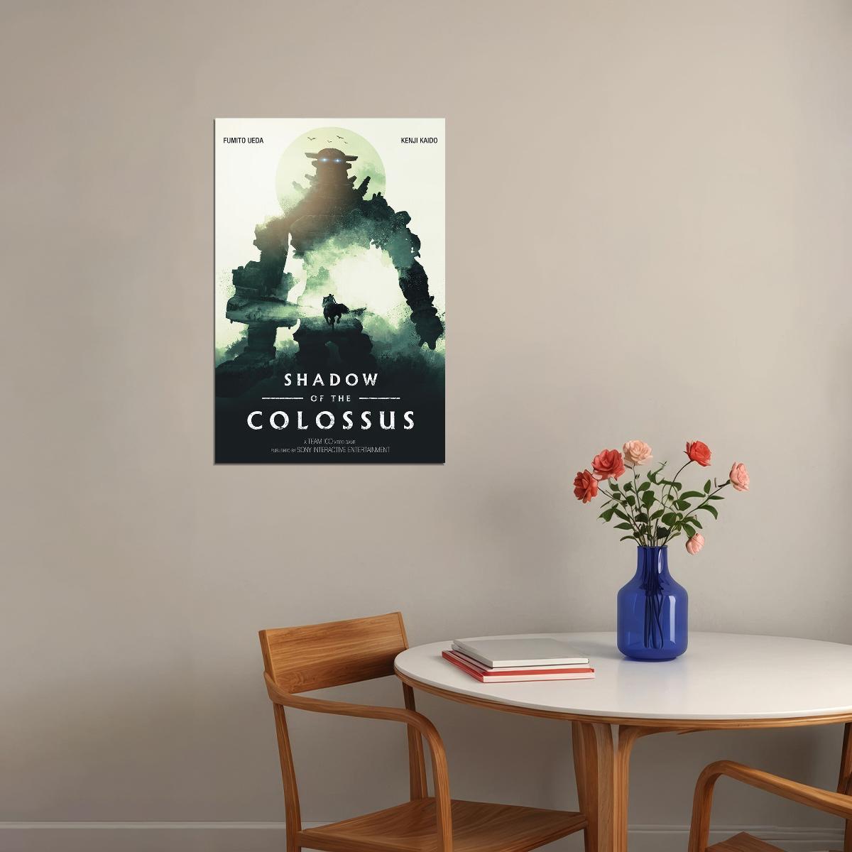 Shadow Of The Colossus Video Game Adventure Poster Wall Art Print Home Wall Decor - xonomax