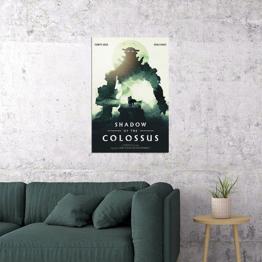 Shadow Of The Colossus Video Game Adventure Poster Wall Art Print Home Wall Decor - xonomax